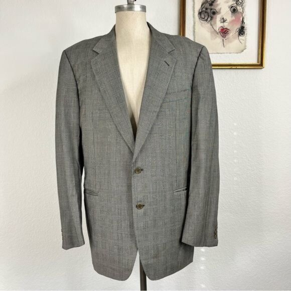 Canali RSM Cashmere Houndstooth Blazer - Picture 1 of 9